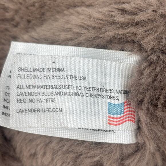 Lavender Life Xander Dog Plush Puppy Mocha Aromatherapy Microwavable 12 Inch - Picture 11 of 11